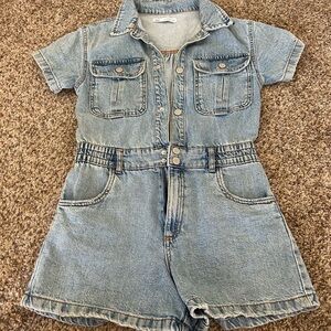 Zara Denim Romper